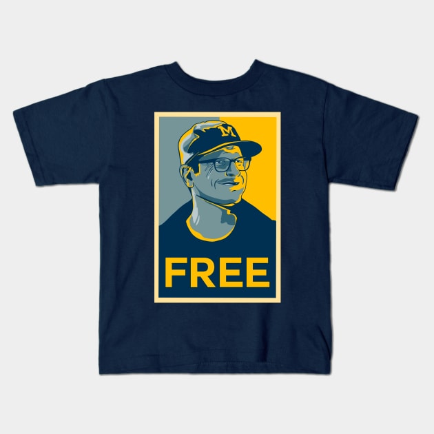 Free harbaugh Kids T-Shirt by Bestmatch